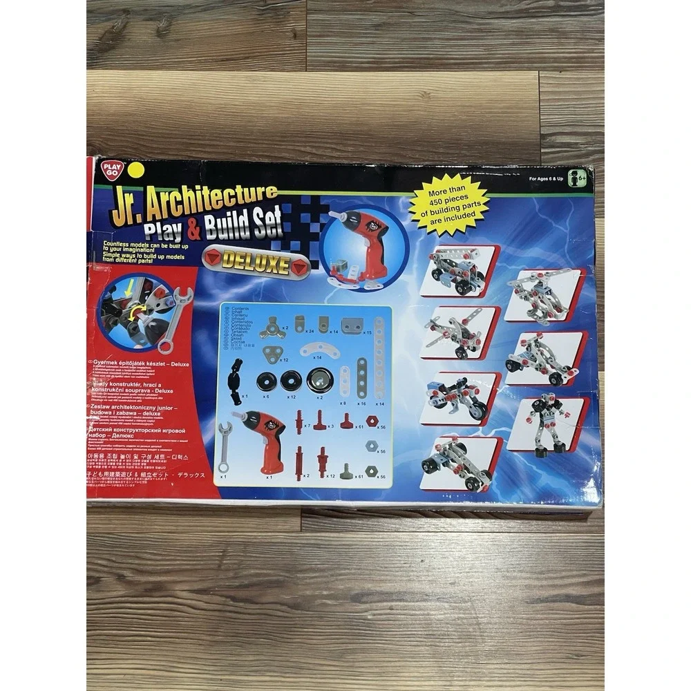 Play Go Jr. Architecture Play & Build Deluxe‎ Set Ages 6+